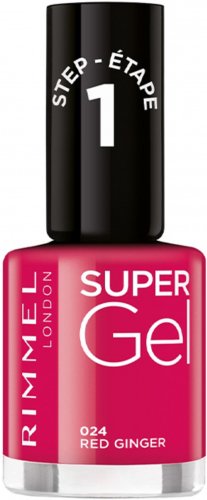 RIMMEL - SUPER GEL - Gel nail polish - 12 ml - 024 - RED GINGER