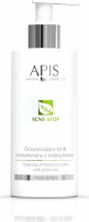 APIS - Acne-Stop - Cleansing Toner - Oczyszczający tonik antybakteryjny z zieloną herbatą - 300 ml