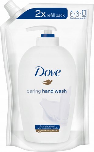 Dove - Caring Hand Wash - Pielęgnujące mydło w płynie do rąk - Uzupełnienie - 500 ml 