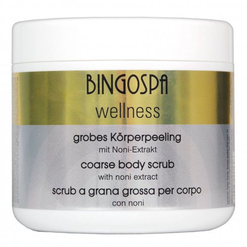 BINGOSPA - Wellness - Body Scrub - Coarse body scrub with lotus and Noni - 550g