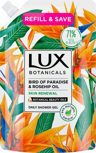 LUX - Botanicals - Shower Gel - Żel pod prysznic - Bird of Paradise & Rosehip Oil - Uzupełnienie - 700 ml  