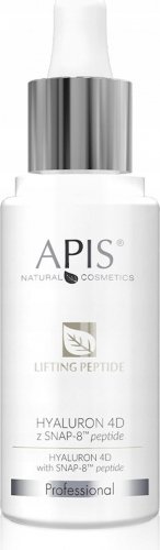 APIS - Professional - Lifting Peptide - Hyaluron 4D with SNAP-8 Peptide - Anti-aging face preparation - 30 ml