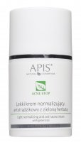 APIS - Home therapy - Acne-Stop - Light normalizing anti-acne cream with green tea - 50 ml