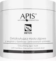 APIS - Professional - Detox - Algae Mask - Detoxifying algae mask with bamboo charcoal and ionized silver - 200 g