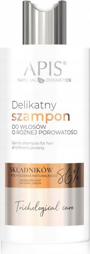 APIS - Gentle Shampoo - Delikatny szampon do włosów o różnej porowatości - 300 ml 