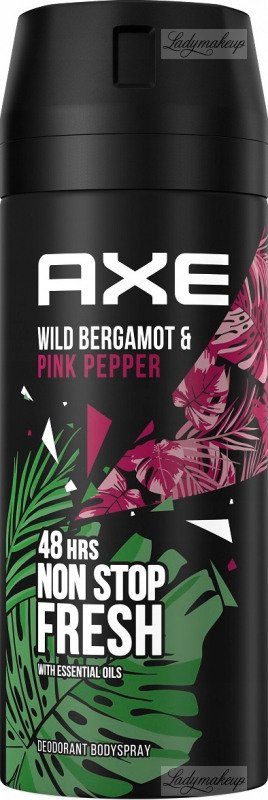 lid kans Isoleren AXE - DEODORANT BODYSPRAY - Spray deodorant for men - WILD BERGAMOT & PINK  PEPPER - 150 ml