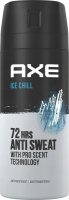 AXE - 72HRS ANTI SWEAT - Spray antiperspirant for men - ICE CHILL - 150 ml