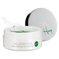 PÜR - MELLOW EYES - Hemp Infused Eye Patches - Hydrogel eye pads with hemp - 30 pairs