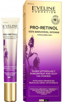 Eveline Cosmetics - Pro-Retinol 100% Bakuchiol Eye Strongly Lifting Concentrate - Silnie liftingujący koncentrat pod oczy i na powieki - 20 ml