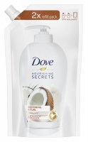 Dove - Nourishing Secrets Restoring Ritual Handwash - Mydło do rąk w płynie - Kokos i Mleko Migdałowe - Uzupełnienie - 500 ml