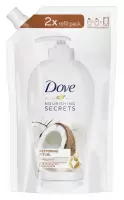 Dove - Nourishing Secrets Restoring Ritual Handwash - Mydło do rąk w płynie - Kokos i Mleko Migdałowe - Uzupełnienie - 500 ml