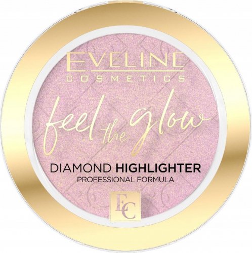 Eveline Cosmetics - Feel The Glow - Diamond Highlighter - Face highlighter - 4.2 g - 03 - ROSE GOLD