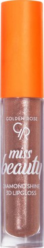 Golden Rose - Miss Beauty - Diamond Shine 3D Lipgloss - Błyszczyk do ust - 4,5 ml  - 03 Sunkissed 