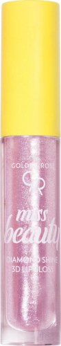 Golden Rose - Miss Beauty - Diamond Shine 3D Lipgloss - Błyszczyk do ust - 4,5 ml  - 01 Pink Trip 