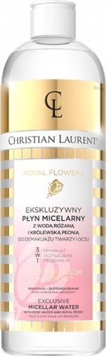 CHRISTIAN LAURENT - ROYAL FLOWERS - Exclusive Micellar Water - Ekskluzywny płyn micelarny z wodą różaną i królewską peonią - 500 ml