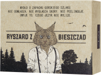 LaQ - Wegańskie mydło dla mężczyzn o dzikim zapachu - Ryszard z Bieszczad - 85 g
