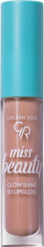 Golden Rose - Miss Beauty - Glow Shine 3D Lipgloss - Błyszczyk do ust - 4,5 ml  - 03 Soft Peach