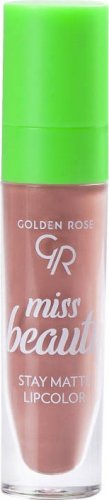 Golden Rose - Miss Beauty - Stay Matte Lipcolor - Płynna pomadka do ust - 5,5 ml  - 02 Warm Kiss