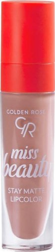 Golden Rose - Miss Beauty - Stay Matte Lipcolor - Płynna pomadka do ust - 5,5 ml  - 01 Blush Nude