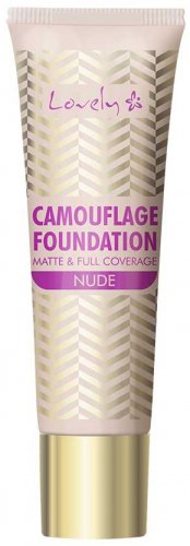 Lovely - Camouflage Foundation Matte & Full Coverage - Covering Face Foundation - 25 g - 2 NUDE