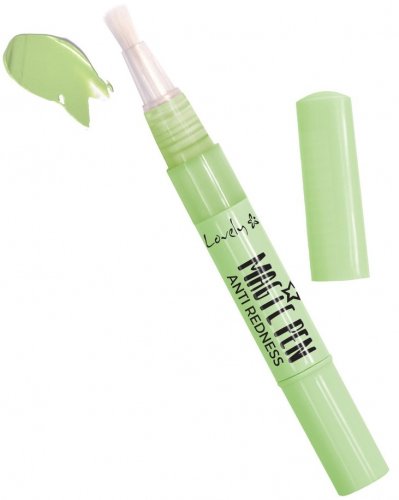 Lovely - Magic Pen - Zielony korektor maskujący przebarwienia i zaczerwienienia - Anti-Redness