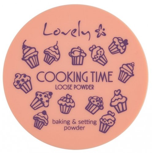 Lovely - Cooking Time Loose Powder - Sypki puder do bakingu - Transparentny - 6 g