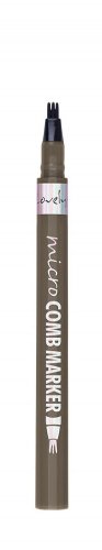Lovely - Micro Comb Marker - Wypełniajacy tusz do brwi z grzebyczkiem  - 2