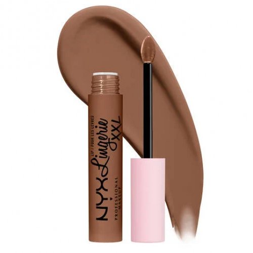 NYX Professional Makeup - Lip Lingerie XXL Matte Liquid Lipstick - Matowa pomadka do ust w płynie - 4 ml - 29 - HOT CARAMELO