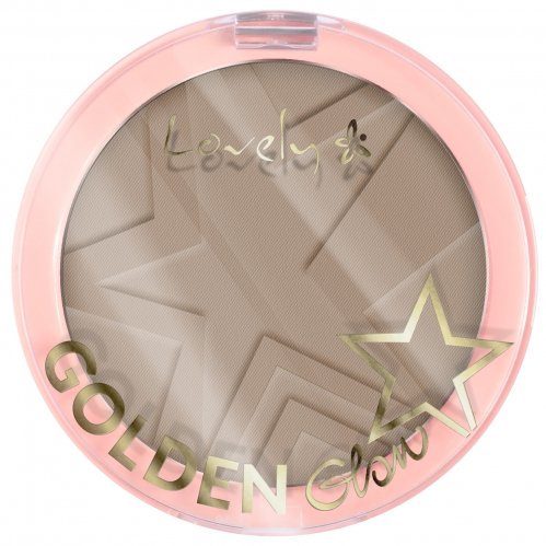 Lovely - Golden Glow New Edition - Puder do konturowania twarzy - 10 g - Cool Brown 