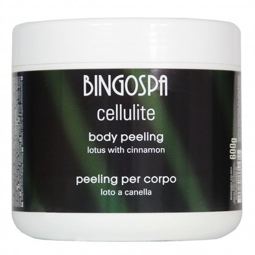 BINGOSPA - Yoga - Body Peeling - Cynamonowy peeling do ciała z lotosem - 600g