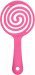 Inter-Vion - Lollipop Brush - Okrągła szczotka do włosów - RÓŻOWA