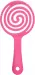 Inter-Vion - Lollipop Brush - Okrągła szczotka do włosów - RÓŻOWA