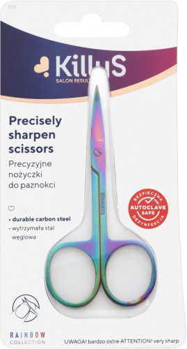 KillyS - Precisely Sharpen Scissors - Precyzyjne nożyczki do paznokci - TĘCZOWE