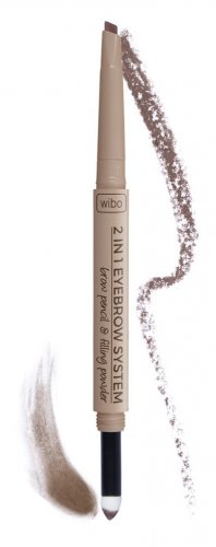 WIBO - 2in1 EYEBROW SYSTEM Brow Pencil & Filling Powder  - 1