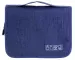 Inter-Vion - Folding cosmetic bag / organizer with hook - 498 687 - BLUE