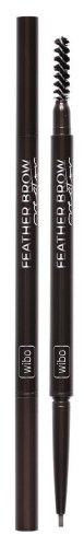 WIBO - Feather Brow Creator - Superslim Eyebrow Pencil With a Brush - Dark Brown