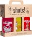 LaQ - SHOTS! - Women's cleaning pack - Set of 3 shower gels - Krwawa Mary 500 ml + Siki Weroniki 500 ml + Różowy in ch! 500 ml