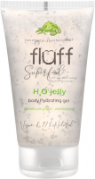 FLUFF - Superfood  - H₂O Jelly Body Hydrating Gel - Detoksykująca woda żelowa do ciała - Ogórek i Zielona Herbata - 150 ml