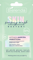 Bielenda - Skin Restart Sensory Mask - Mattifying prebiotic face mask - 8 g