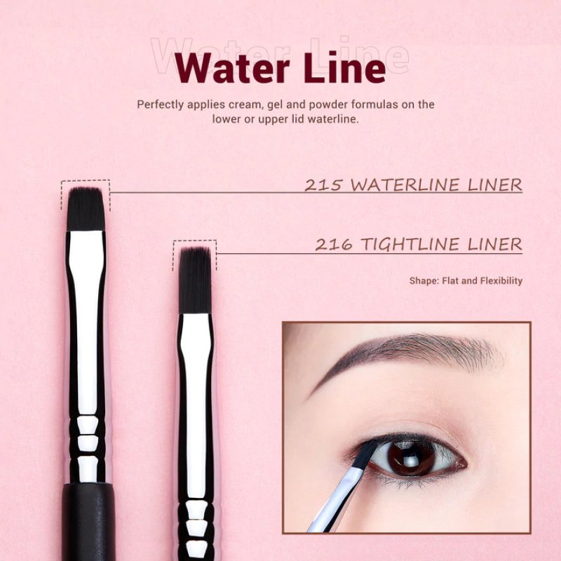 Jessup Pro Eyeliner Brush Set – 11 Precision Brushes