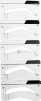 LashBrow - Eyebrow Models - Magical Eyebrow Style - Zestaw 5 szablonów do brwi
