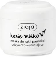 ZIAJA - Kozie Mleko - Odżywczo-wybielająca maska do rąk i paznokci - 75 ml