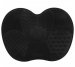 MANY BEAUTY - Express Brush Cleaning Mat - Silicone mat for washing brushes - Black