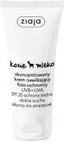 ZIAJA - Goat's Milk - A concentrated moisturizing photo-protective cream SPF 20 - 50 ml