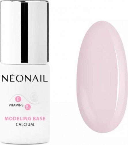 NeoNail - MODELING BASE CALCIUM - Kolorowa baza hybrydowa - 7,2 ml - 8624-7 BASIC PINK