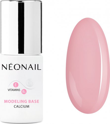 NeoNail - MODELING BASE CALCIUM - Kolorowa baza hybrydowa - 7,2 ml - 8621-7 NEUTRAL PINK