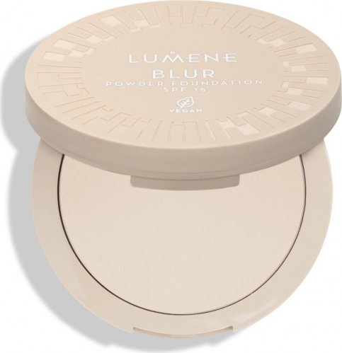 LUMENE - BLUR Powder Foundation - SPF15 - Wegański podkład do twarzy w pudrze - 10 g - 1