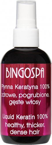 BINGOSPA - Liquid Keratin 100% - 100% liquid keratin for damaged and brittle hair - 100 ml