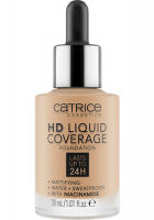 Catrice - HD LIQUID COVERAGE FOUNDATION - Waterproof face foundation - 30 ml - 032 - NUDE BEIGE - 032 - NUDE BEIGE