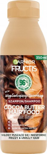 GARNIER - FRUCTIS - Cocoa Butter Hair Food - Smoothing shampoo for frizzy and unruly hair - 350 ml